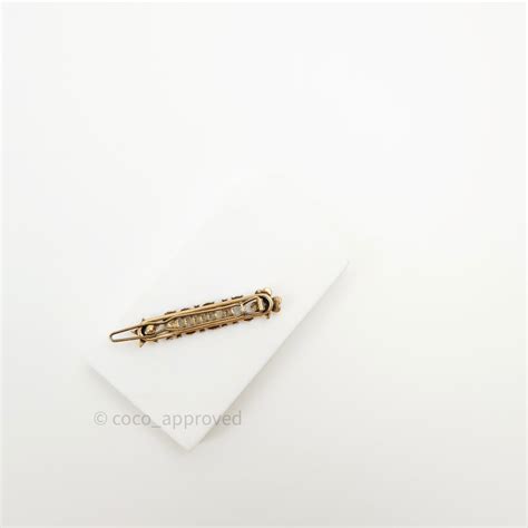 J'Adior Hair Clip Antique Gold